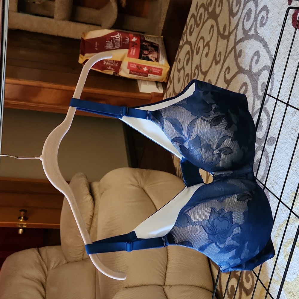 Cacique Lightly Lined Balconette 40 DD Deep Blue